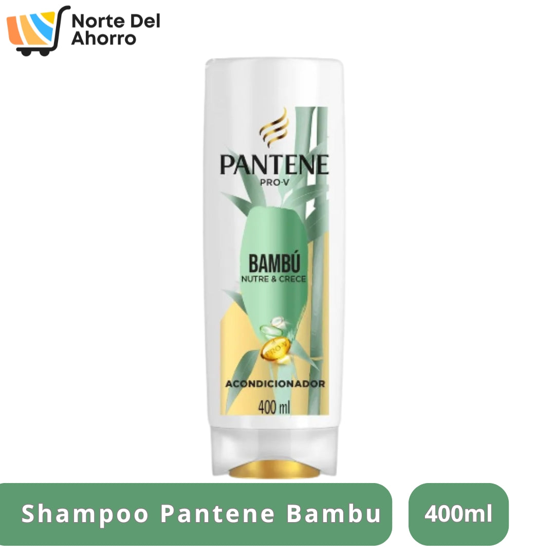 Acondicionador Pantene Bambú 400ml | Fuerza Natural