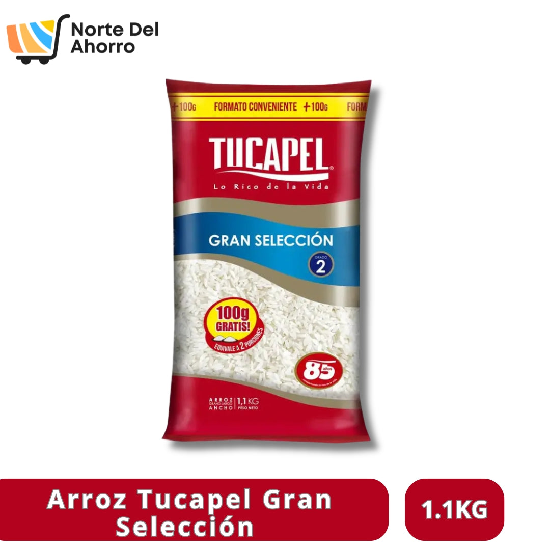 Arroz Tucapel Gran Selección 1.1kg | Grano Entero