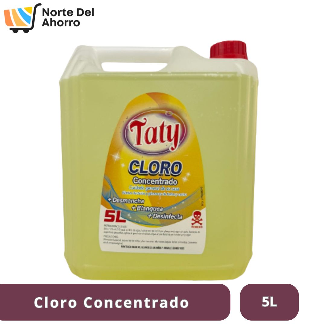 Cloro Concentrado 5L | Limpieza Potente