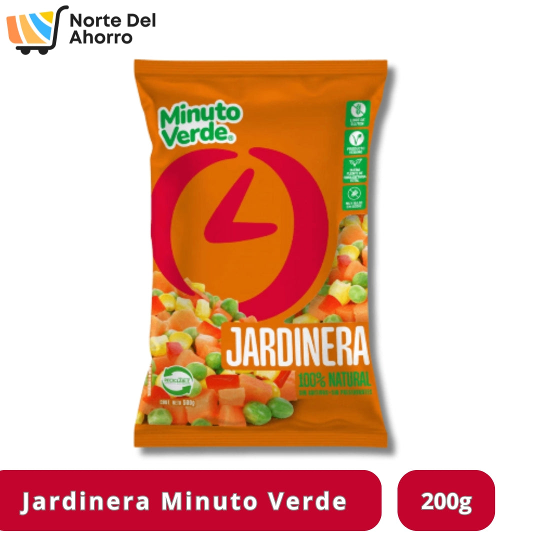Jardinera Minuto Verde 200g | Mezcla de Verduras