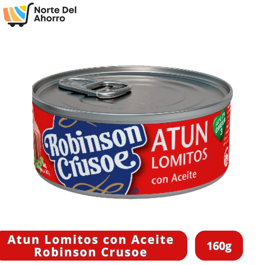 Atún Robinson Crusoe en Aceite 160g | Ligero y Rico