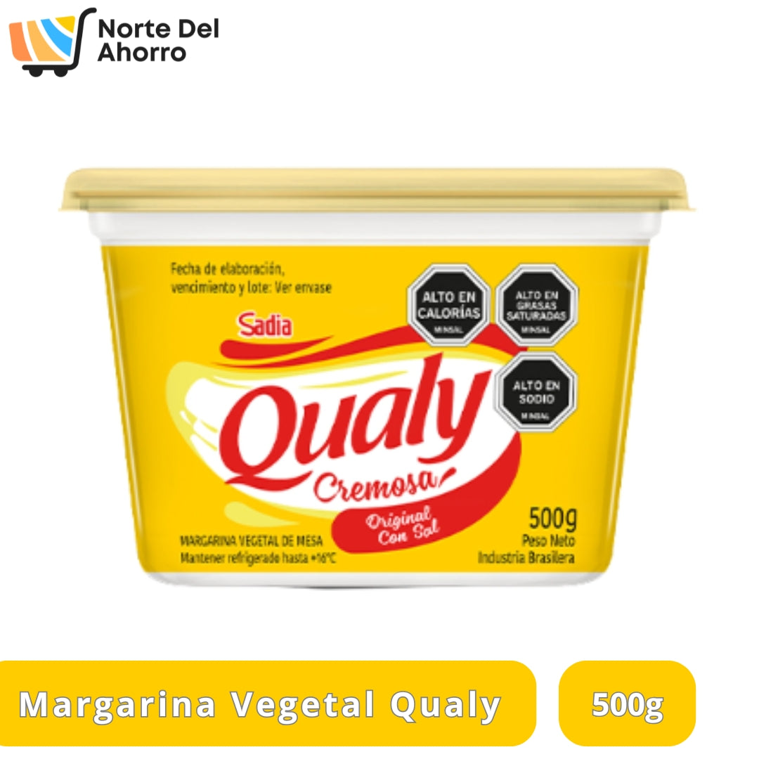 Margarina Qualy 500g | Suave y Cremosa