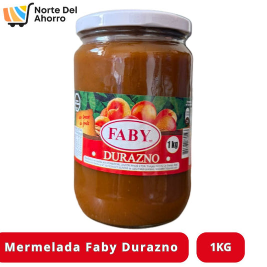 Mermelada Durazno Faby 1KG | Fruta y Dulzura Natural