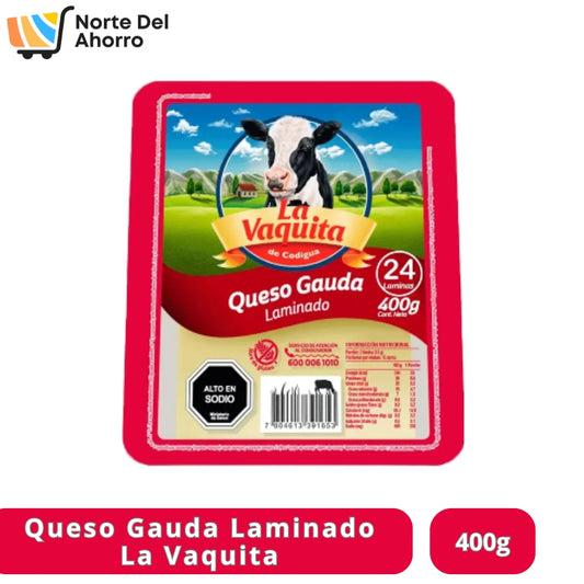 Queso Gauda La Vaquita 400g | Cremoso y Rico