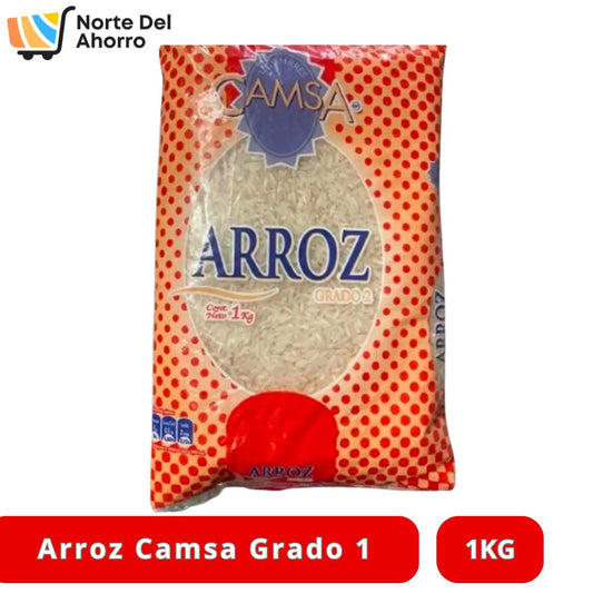 Arroz Camsa Grado 1 1kg | Granos Seleccionados y Rendidores