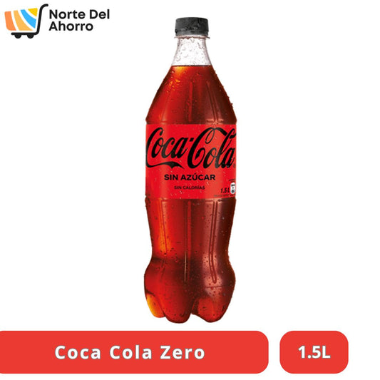 Coca-Cola Zero 1.5L | Sabor Original Sin Azúcar