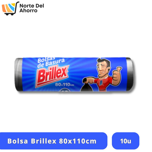 Bolsa Basura Brillex 80x110 | Resistente y Práctica