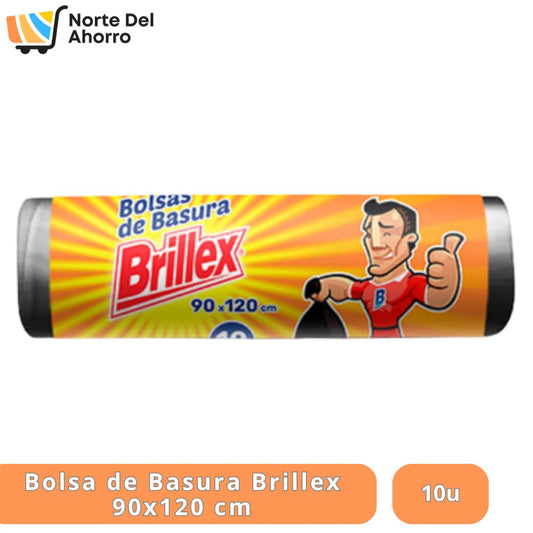 Bolsa Basura Brillex 90x120cm | Pack 10 Unidades