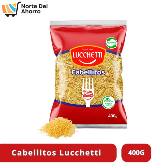 Cabellitos Lucchetti 400g | Pasta Tradicional y Versátil
