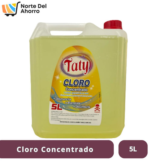 Cloro Concentrado 5L | Limpieza Potente