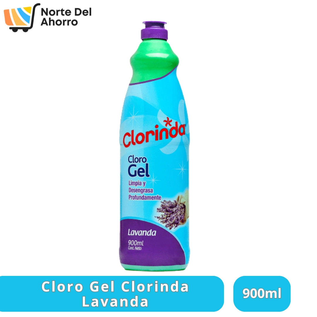 Cloro Gel Clorinda Lavanda 900ml | Limpieza y Aroma