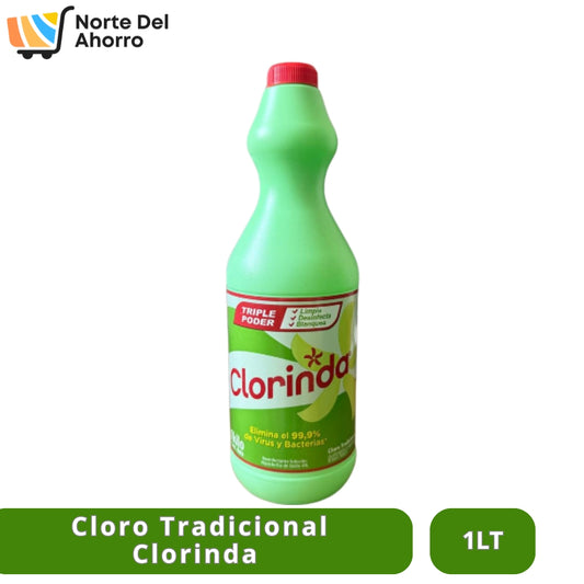 Cloro Clorinda 1LT | Desinfección Total