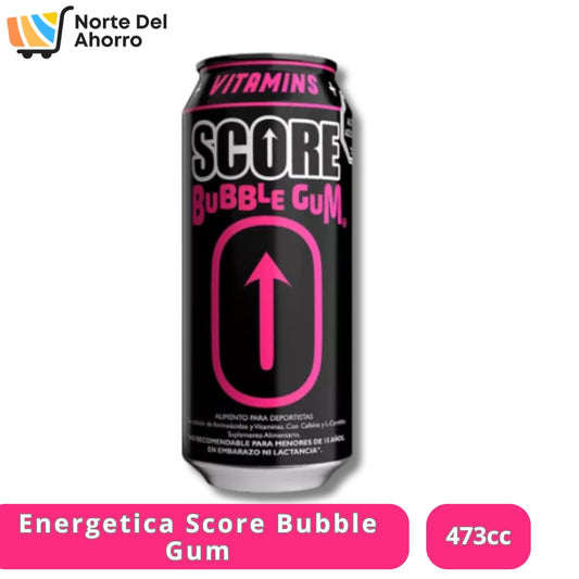 Score Bubble Gum 473cc | Energía y Diversión