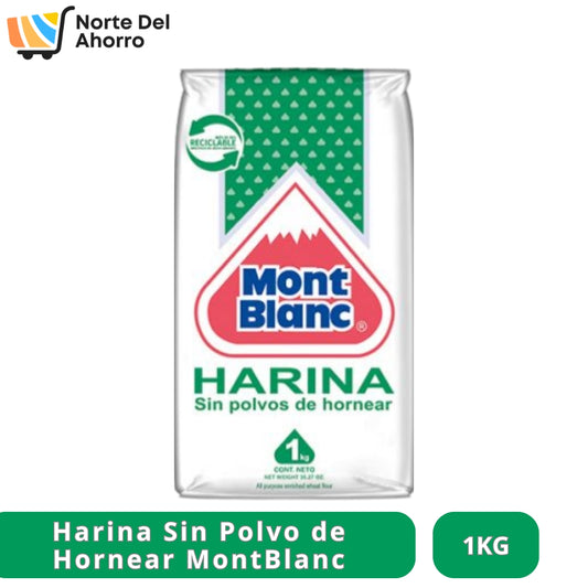 Harina Mont Blanc 1KG Sin Polvos de Hornear