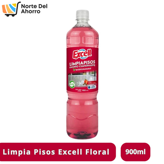 Limpia Piso Excell Floral 900ml | Brillo y Aroma
