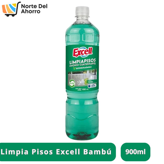 Limpia Piso Excell Bambú 900ml | Brillo y Aroma