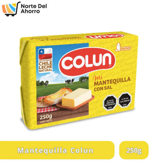 Mantequilla Colun 250g | Calidad Tradicional