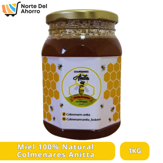Miel Anitta 1KG 100% Natural | Pura del Valle Los Loros