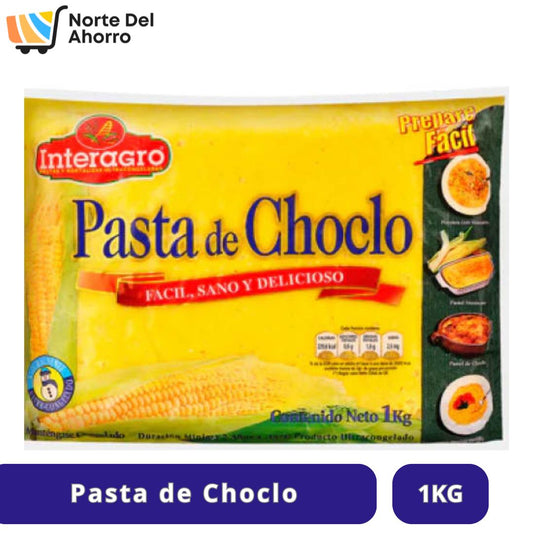 Pasta de Choclo Interagro 1kg | Natural y Listo para Preparar