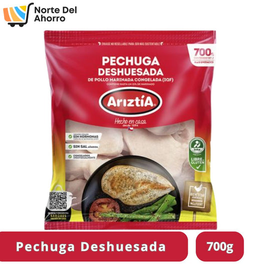 Pechuga Deshuesada 700g | Pollo Fresco y Listo para Cocinar