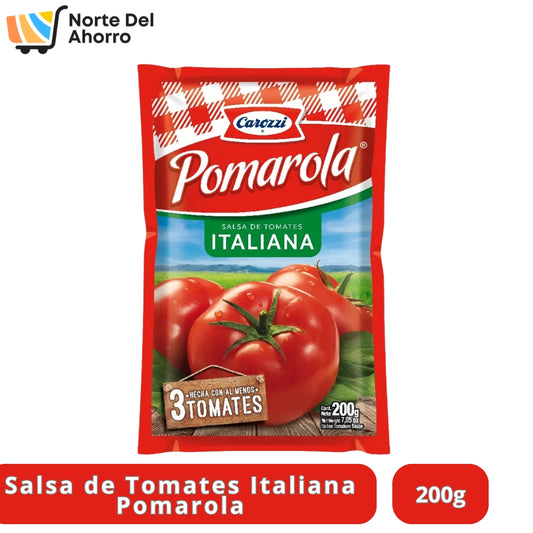 Salsa de Tomate Pomarola 200g Carozzi | Sabor Casero