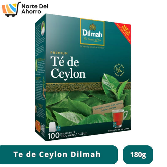 Té Dilmah Ceylon 100 Bolsas | Fino y Aromático