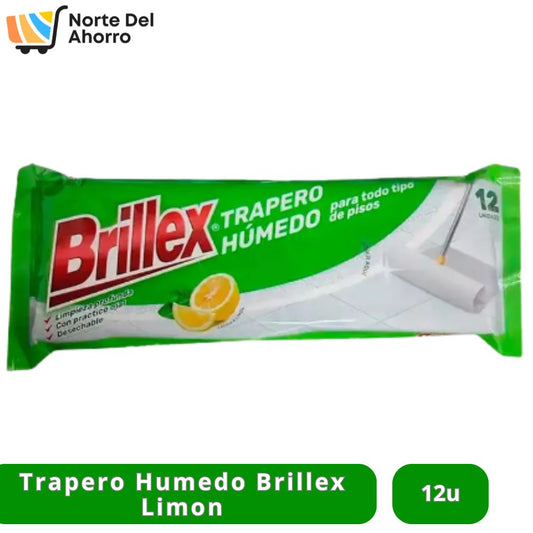 Trapero Húmedo Limón Brillex | Frescura y Limpieza