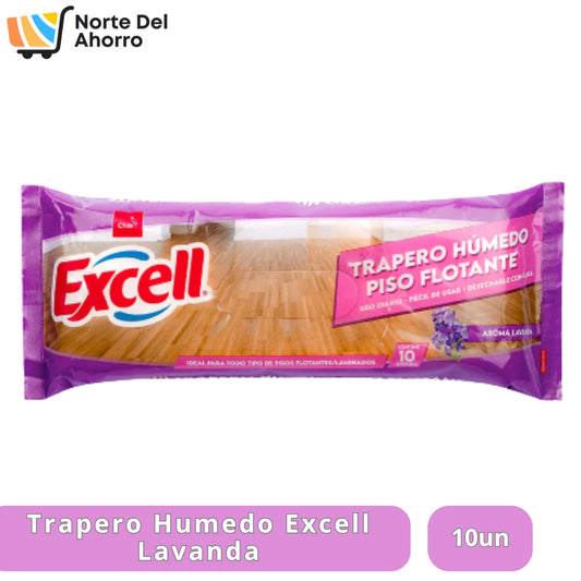 Trapero Húmedo Excell Lavanda | Listo para Usar